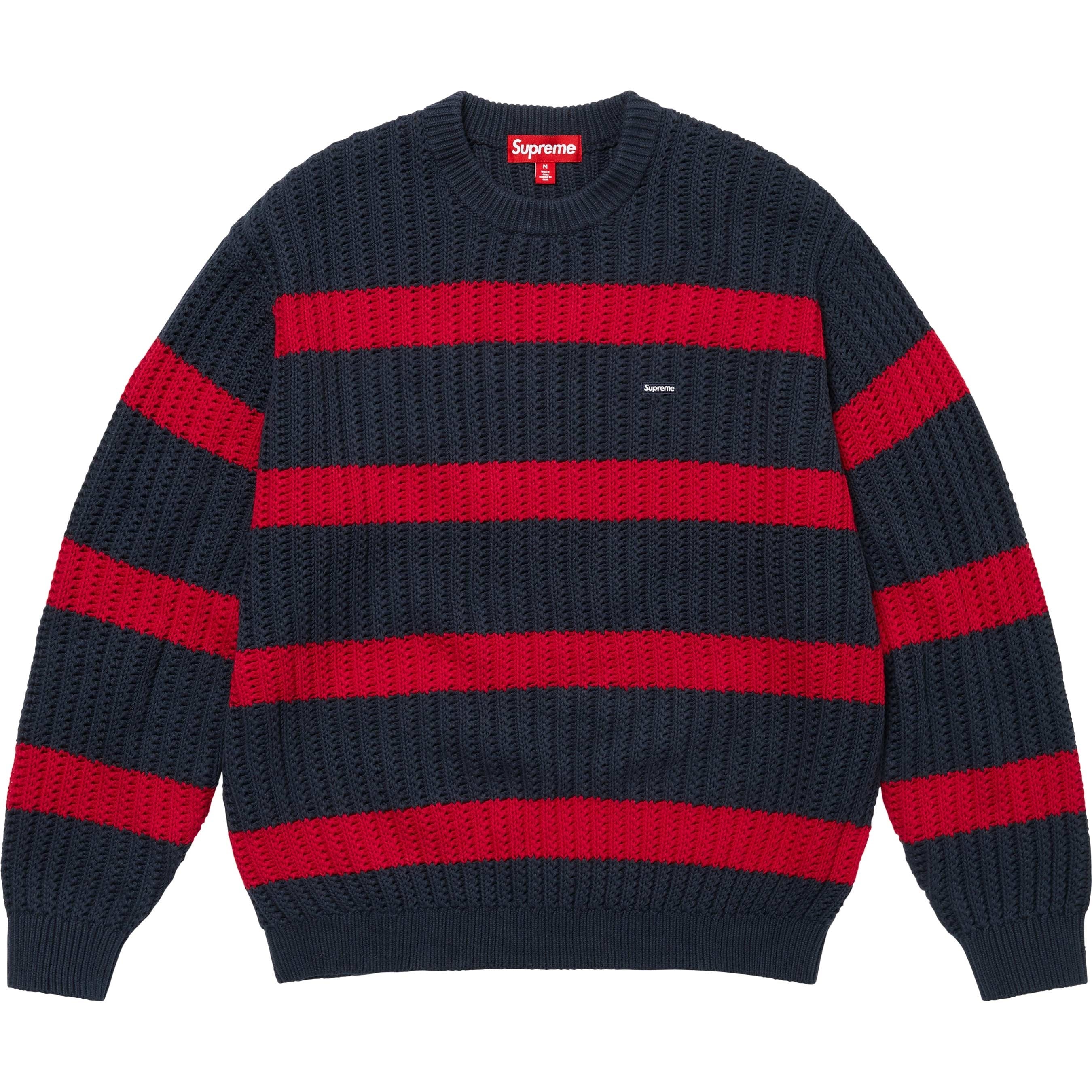 Loose Gauge Stripe Small Box Sweater view 10